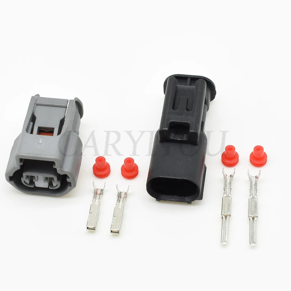 2-pin automotive electric cable socket 7223-1522 installed in car wiring harness for secure and reliable connection