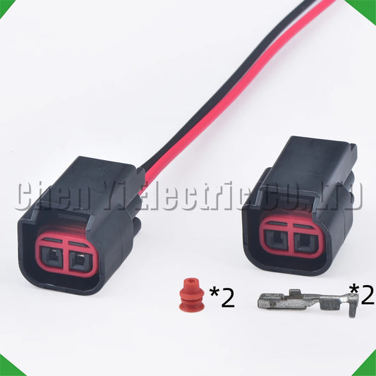 2 pin fuel injector connector pigtail for Ford Focus Mondeo