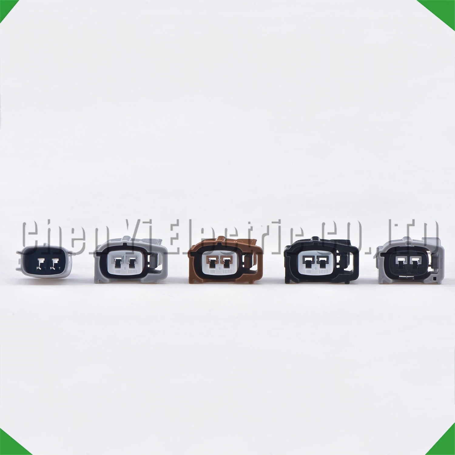 2 pin automotive fuel injector connector with wire