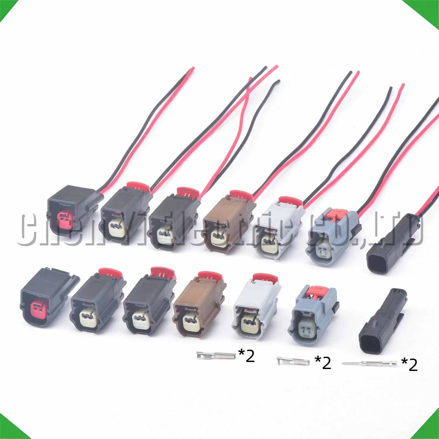 2 Pin front bumper radar probe, knock sensor, temperature sensor plug 31402-2110 31403-2110 54390242 13610095 E-5932 15472554