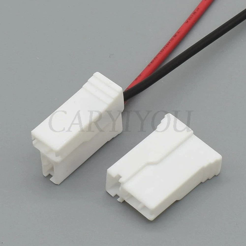 2-pin electric scooter female wire connector installed in scooter wiring harness for secure operation