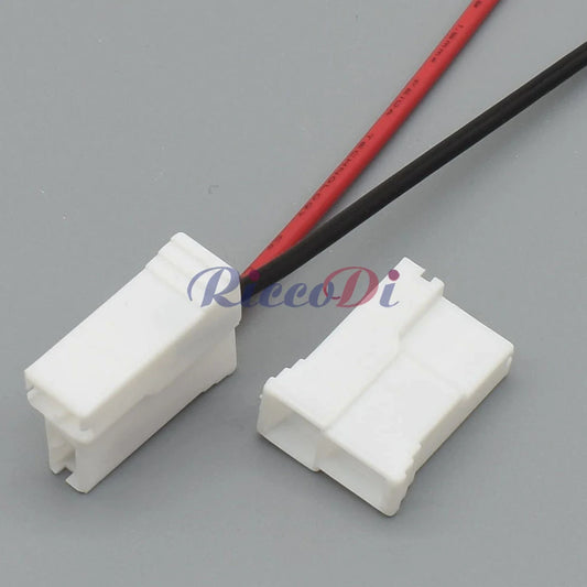 Close-up of 2-pin electric scooter female plug highlighting secure connection points
