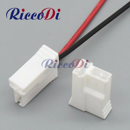 2-pin female wire connector for electric scooter showing complete cable and plug assembly