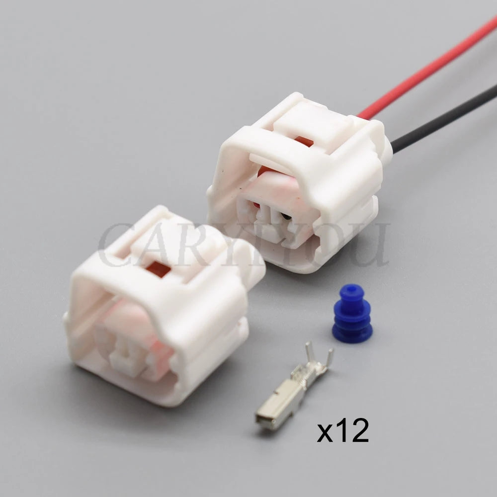 2-pin automotive waterproof wire harness connector installed in car AC assembly for secure performance