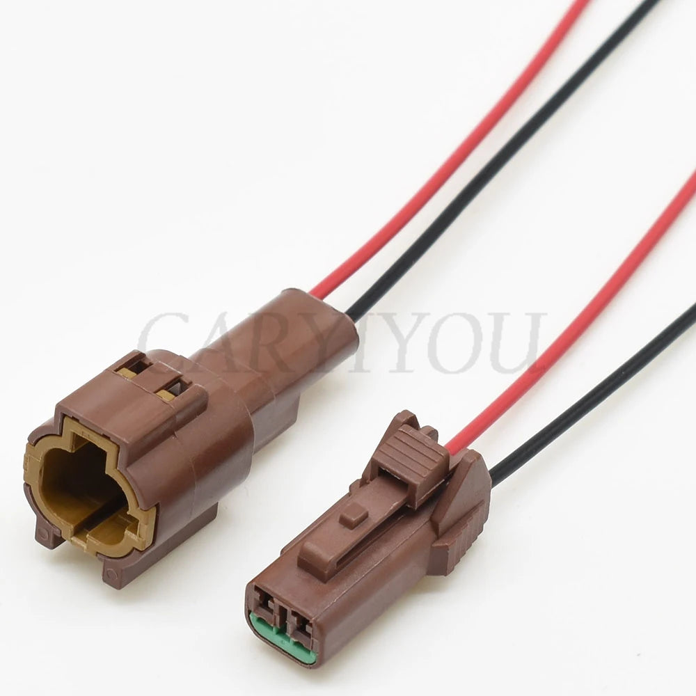 Installation demonstration of 2-pin Nissan wiper and turn signal connector in car wiring harness