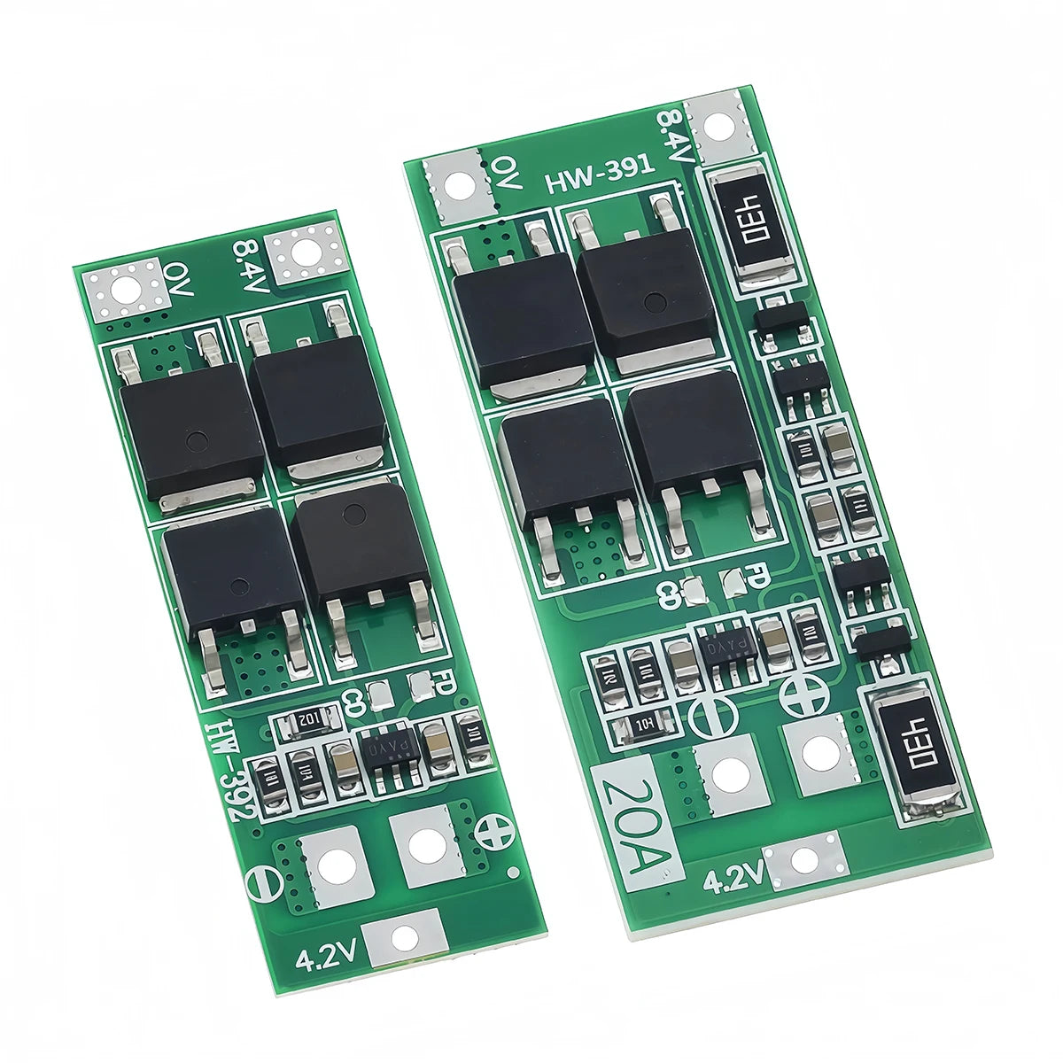 2S 20A lithium battery BMS protection board 7.4V-8.4V with balanced current module, suitable for 18650 cells and DIY battery packs