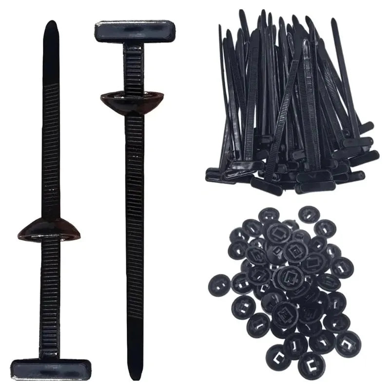 2x9cm self-locking nylon cable tie