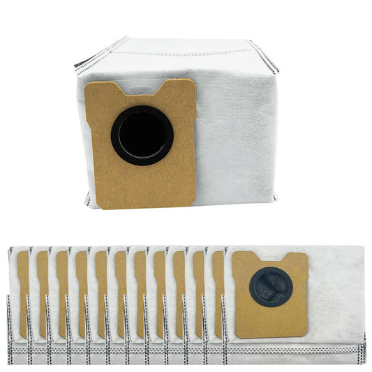 Close-up of 3.3L vacuum cleaner dust bag, large capacity with efficient filtration system