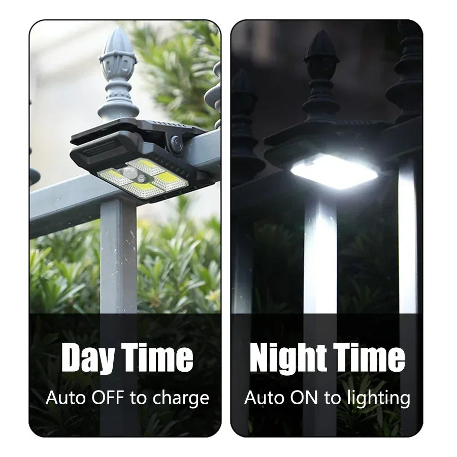 3 mode solar motion sensor security light