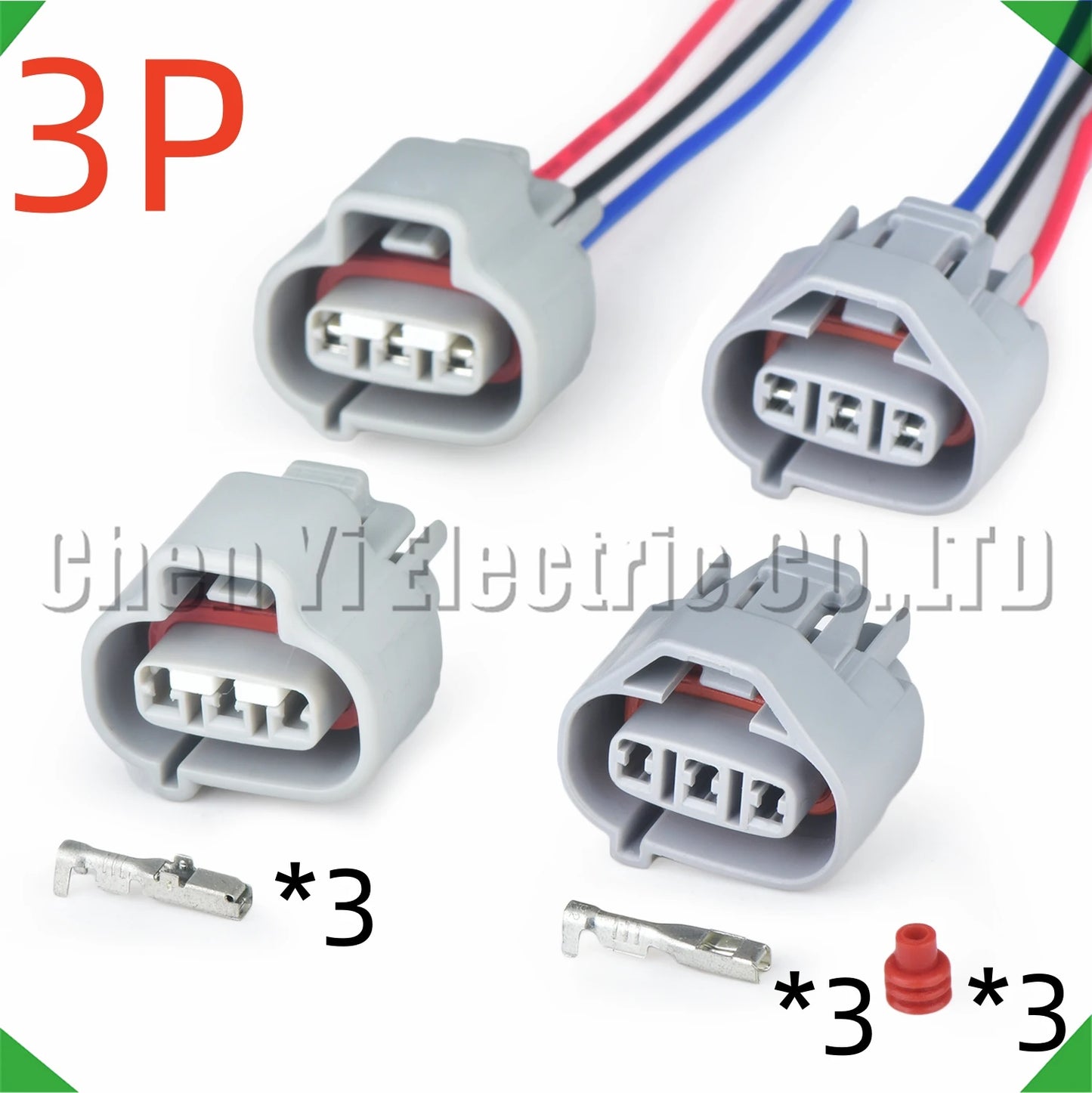 3 pin automotive connector idle speed motor wire harness plug for Toyota vehicles
