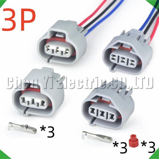 3 pin automotive connector idle speed motor wire harness plug for Toyota vehicles