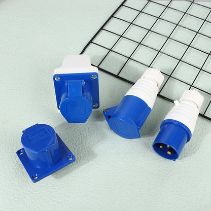 Industrial waterproof female socket connector