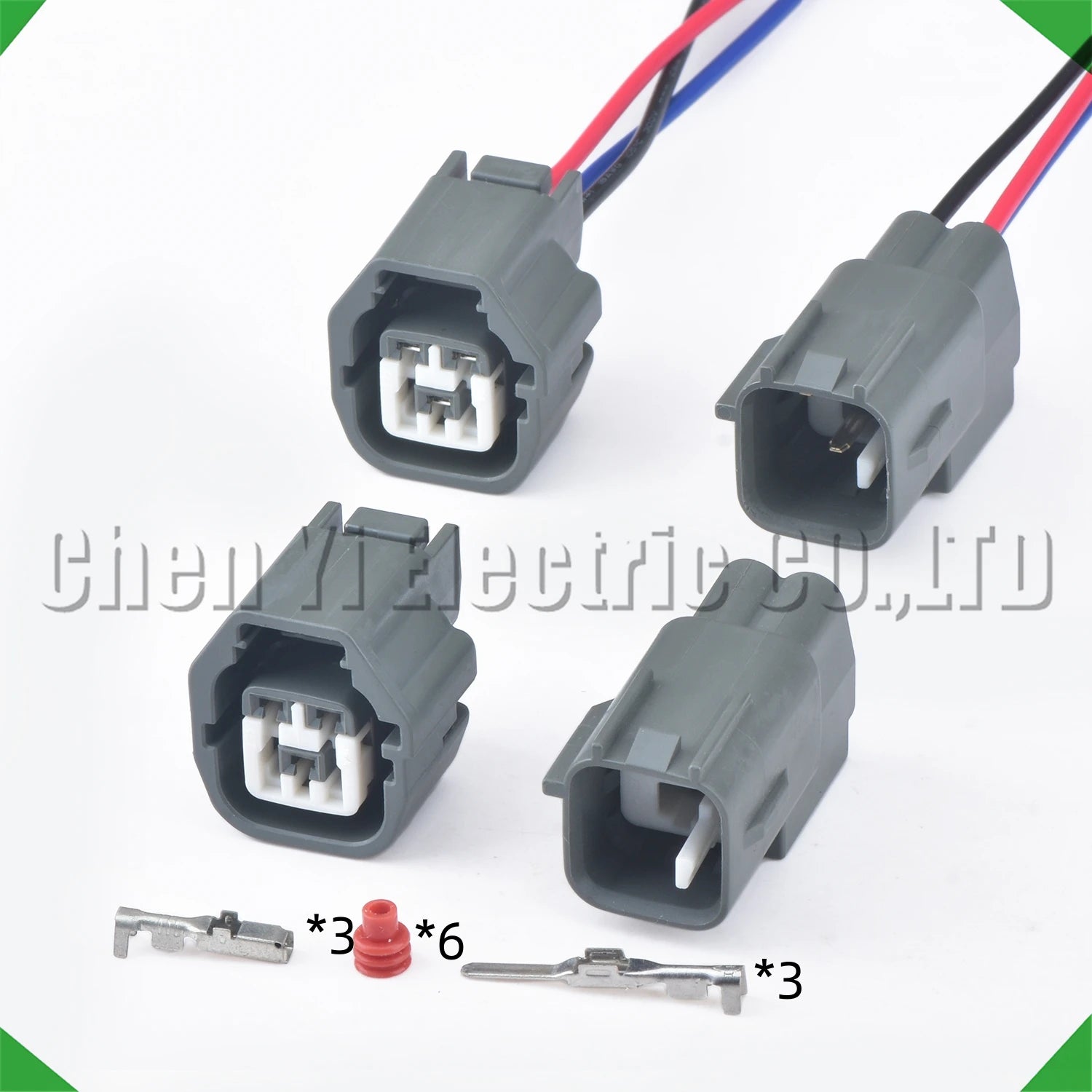 3 pin waterproof connector for ignition coil and wiper motor MG641362-4