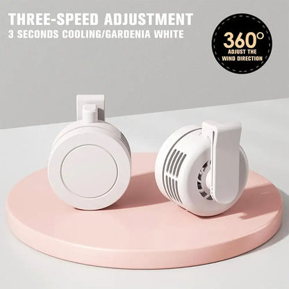 3 speed USB-C rechargeable mini portable fan