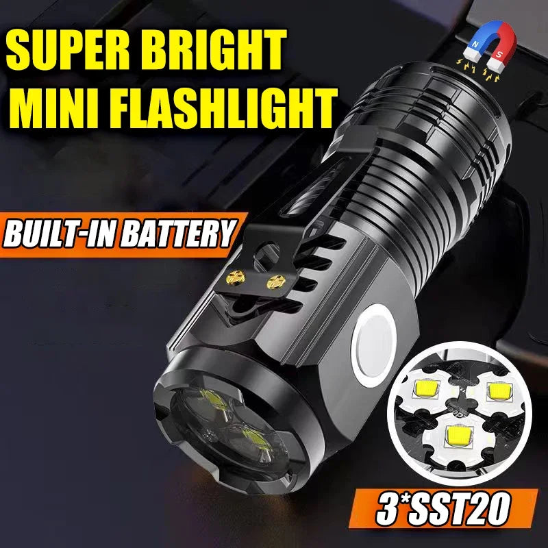 Ultra powerful 3*SST20 LED tactical flashlight