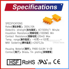 3.96mm Orange Phoenix Connector Terminal #1