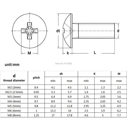 304-stainless-steel-phillips-truss-head-screw-m6