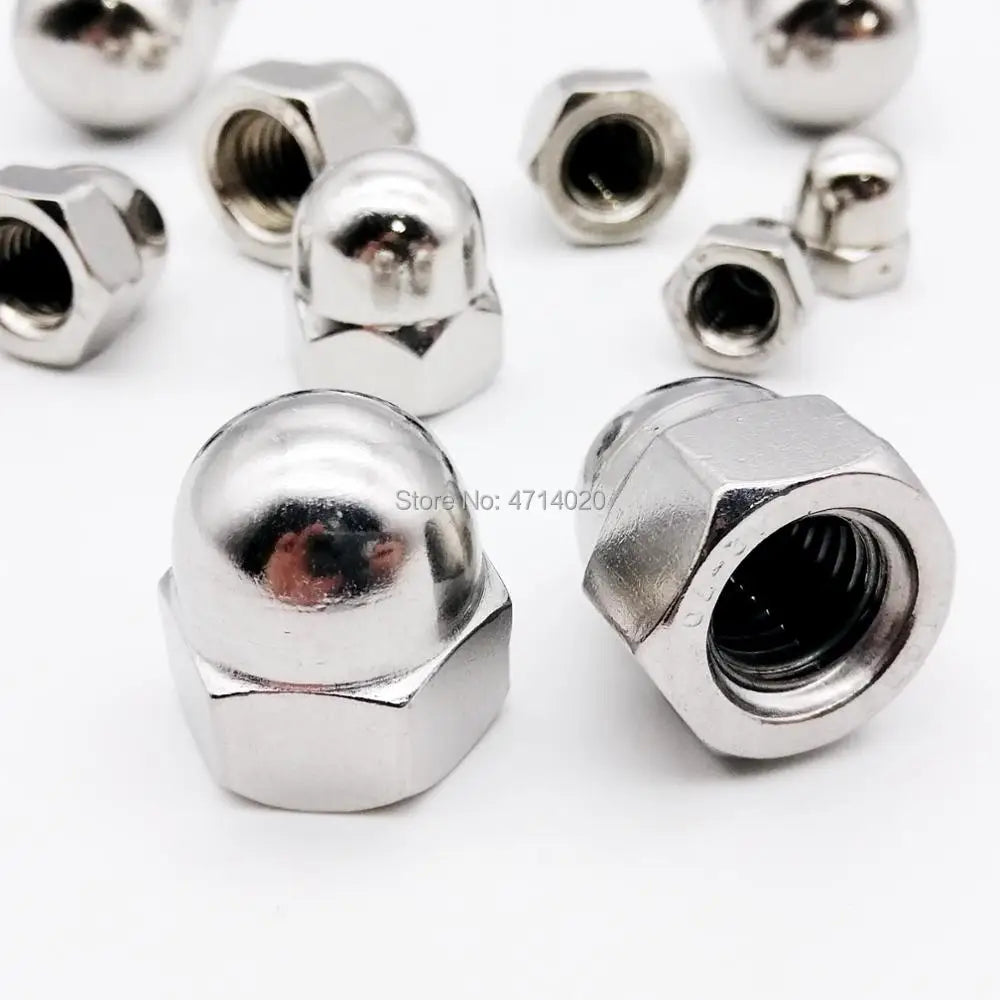 304_A2-70_Stainless_Steel_Acorn_Nut_M6_M8