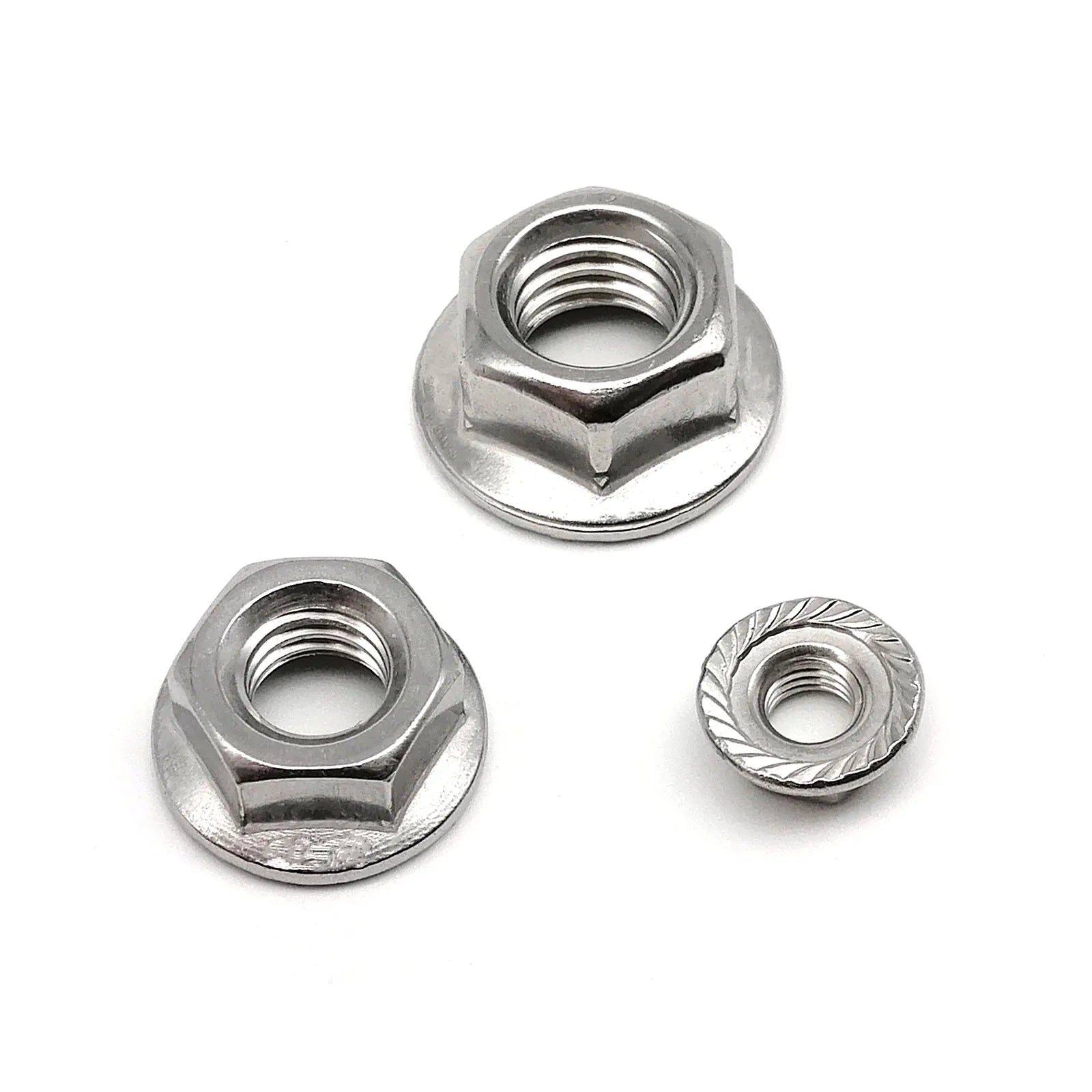 304_A2_Stainless_Steel_Hex_Flange_Serrated_Nut_M12