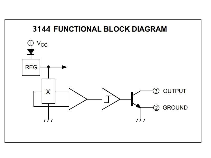 Hall-Effect Sensor Digital 3144