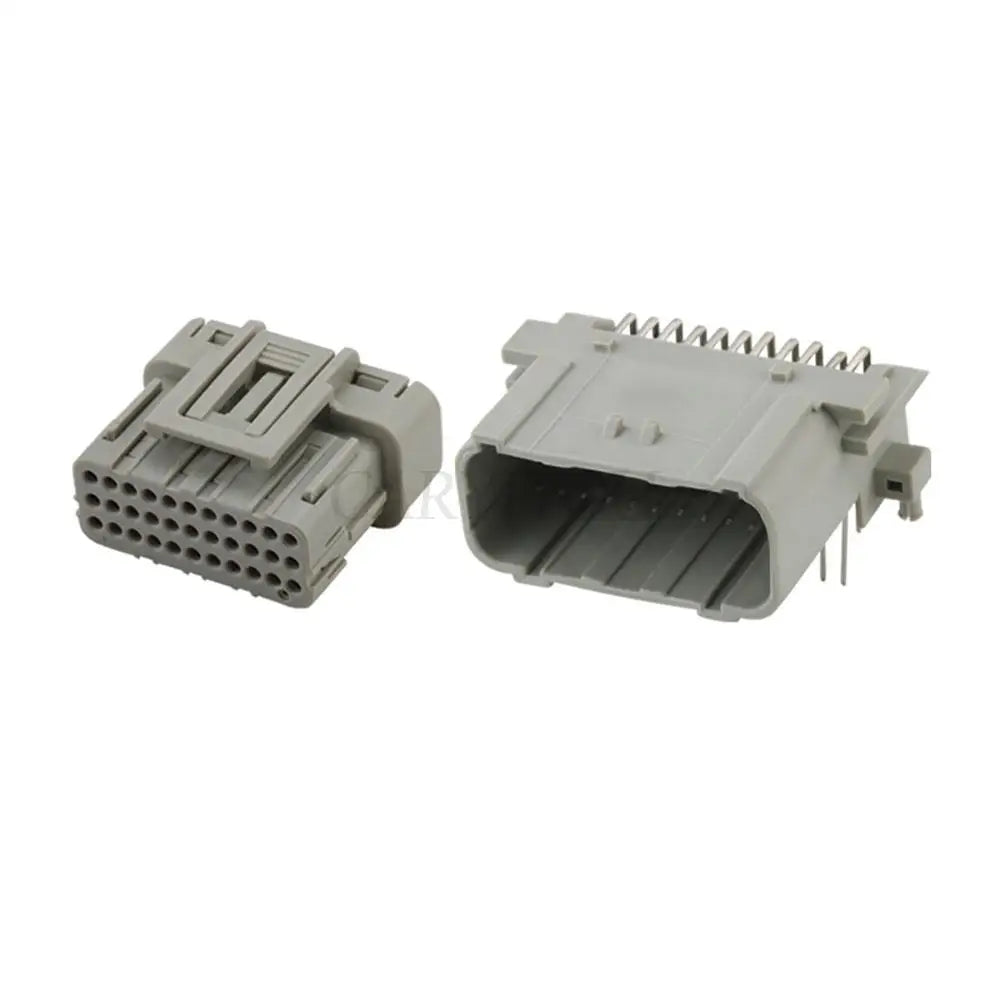 33 Pin 0.6mm series auto PCB connector showing ECU waterproof socket locking structure