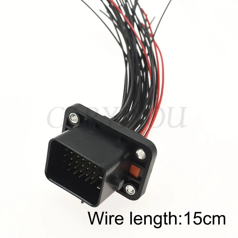 33 Pin automotive waterproof connector wire plug DJ7331-1.5/3.5-11/21 showing locking structure