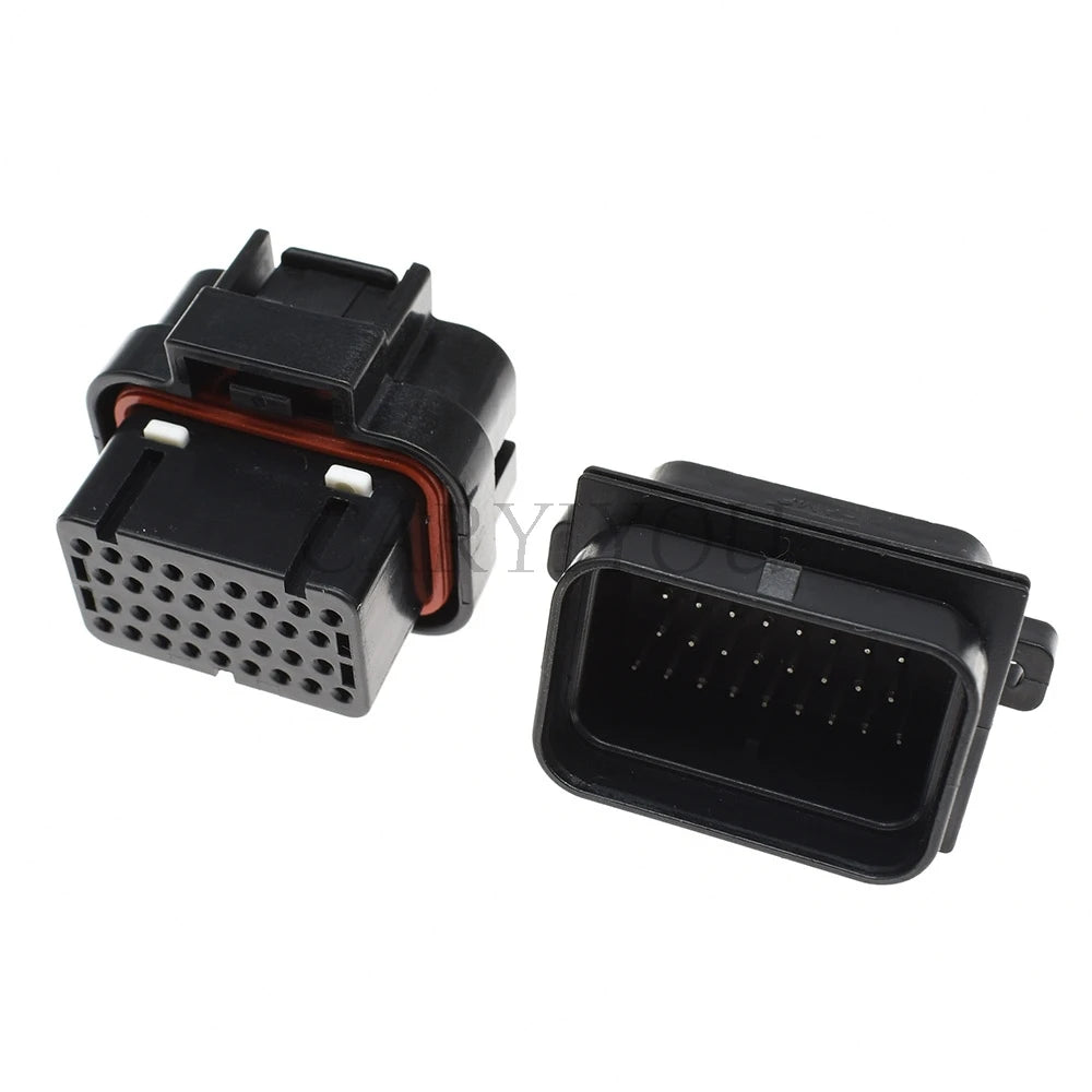 4-1437290-0 2-6447232-3 TE SUPERSEAL 34 Pin electrical female male straight PCB socket wire-to-board connector ECU plug