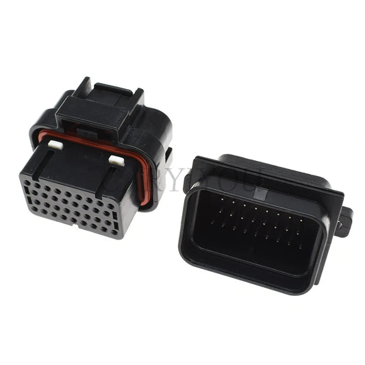 4-1437290-0 2-6447232-3 TE SUPERSEAL 34 Pin electrical female male straight PCB socket wire-to-board connector ECU plug