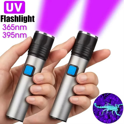 395nm UV flashlight blacklight for inspection