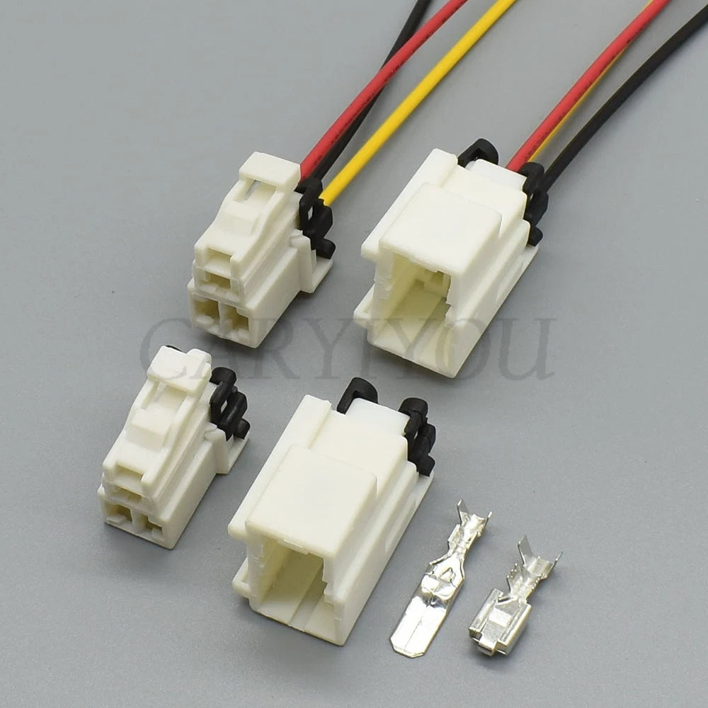 Housing structure of 7122-6030 7123-6030 3 hole auto wiring harness connector plug unsealed socket