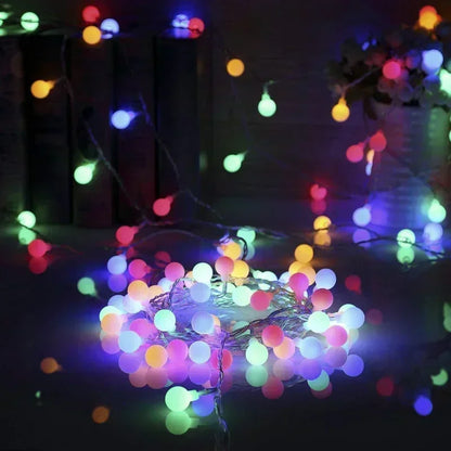 3M and 22M LED string ball lamp for decorative outdoor lighting, safe and festive
