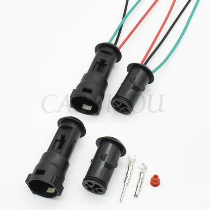 Locking mechanism of 3-Pin 1.5mm TE Tyco auto waterproof connector ensures stable connection