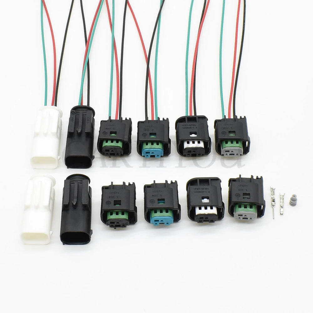 3-Pin AutoRadar sensor accelerator pedal connector installed in vehicle showing proper connection and wiring
