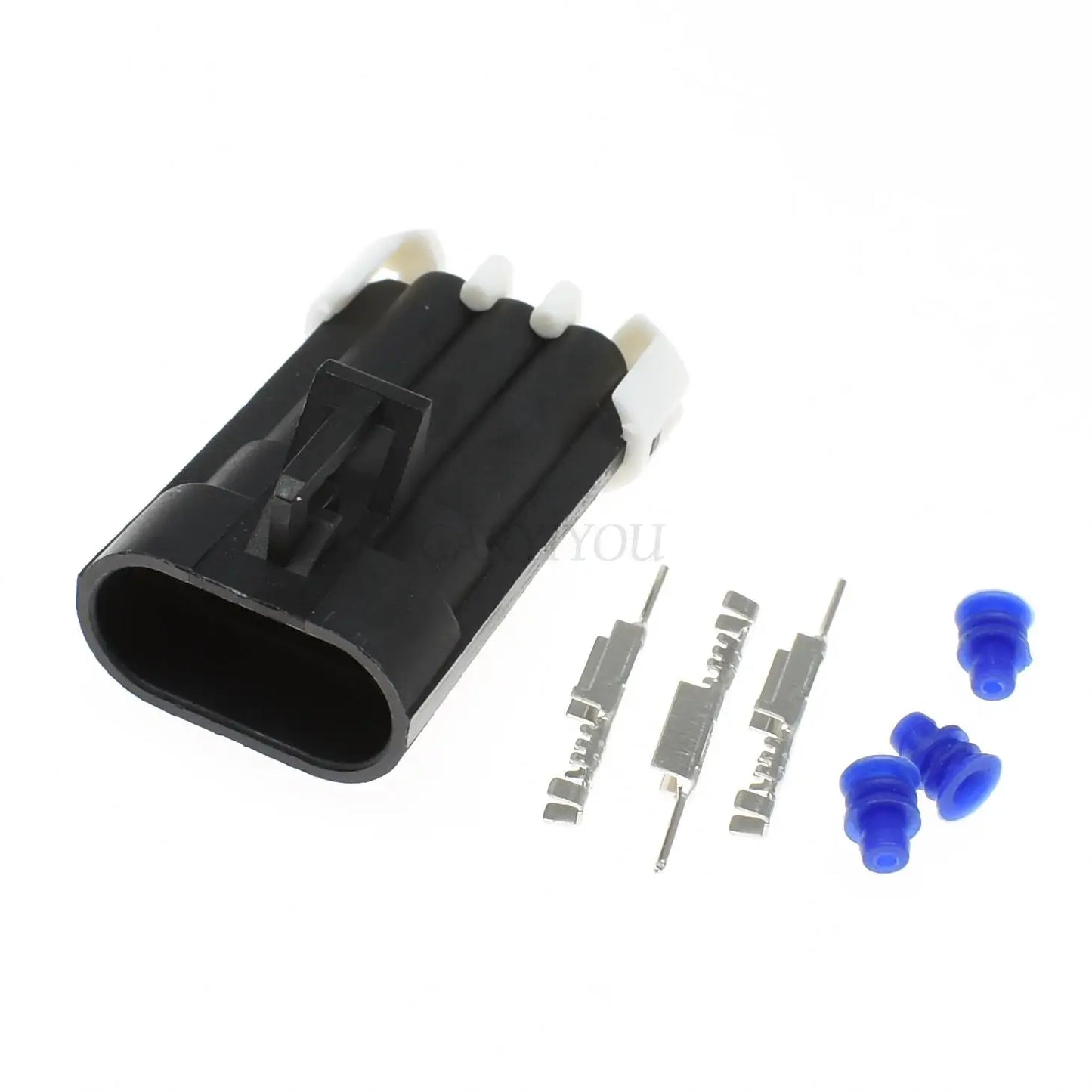 Waterproof sealing of 3-pin automotive wire connector front lamp socket 1212961 12129615 12110293