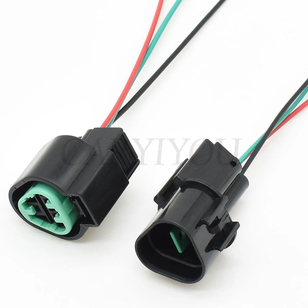 Durable plastic housing of 3-pin automotive headlight connector PB625-03027 PB621-03020