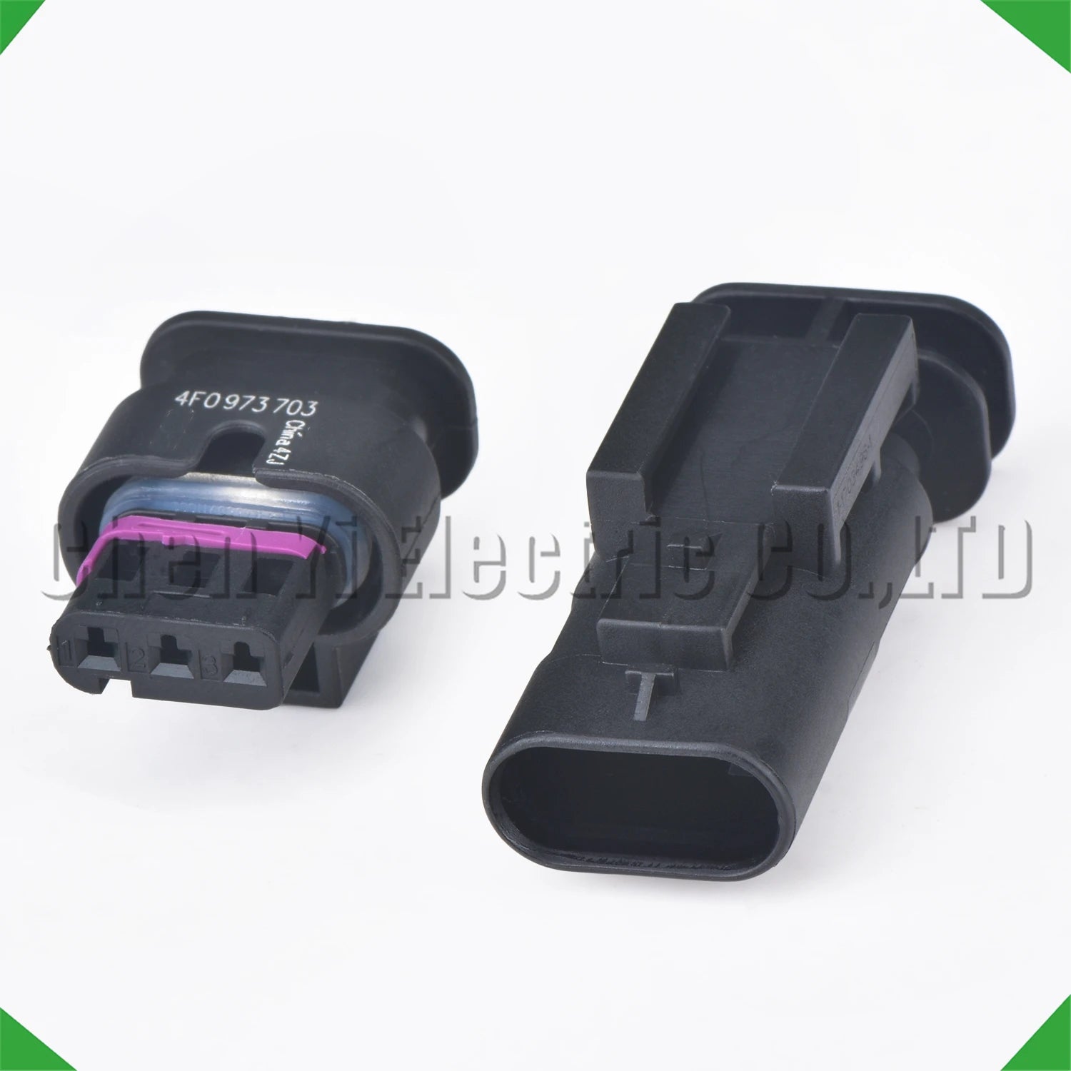 3 pin automotive sensor wiring connector plug