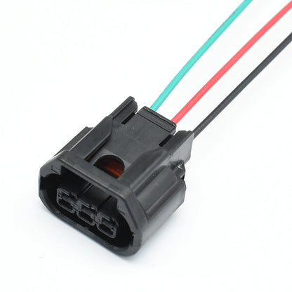 3 pin automotive wire harness connector structure for LED fog light systems
