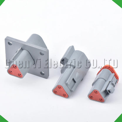 3 pin DT series waterproof automotive connector