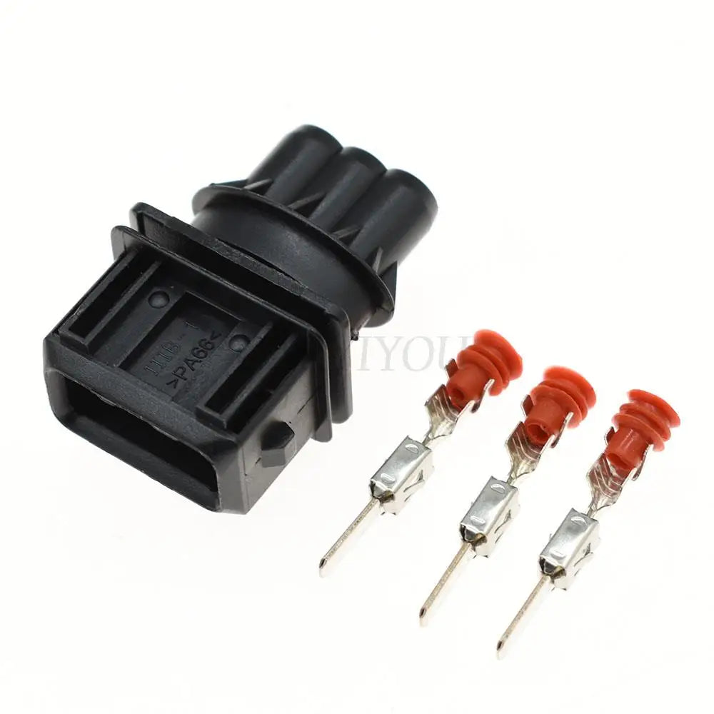 Sealed design of 3-pin EFI fuel injector connector 282191-1 282729-1 ensures waterproof and reliable connection