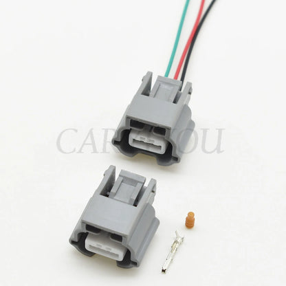 Application of 3 Pin Grey Automotive Lamp Low Current Waterproof Socket in AC wire cable assembly 7287-0178-40 70178