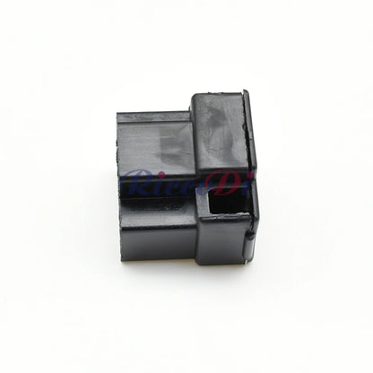 Rear view of 3-pin H4 headlight socket automotive connector highlighting wire harness connection points