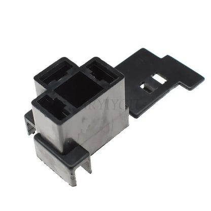 3-pin H4 headlight socket automotive connector installed in car headlight wiring harness for Audi and VW vehicles