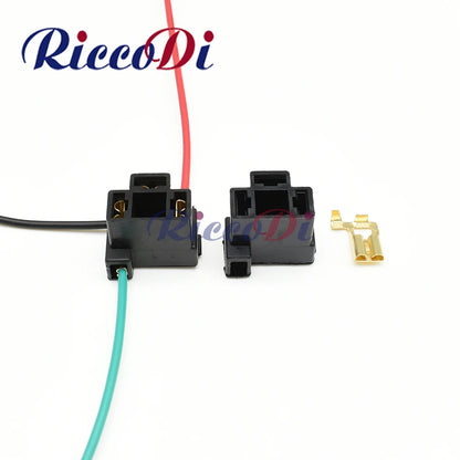 3-pin H4 headlight socket automotive connector DJD031A-1 full view compatible with Audi and VW