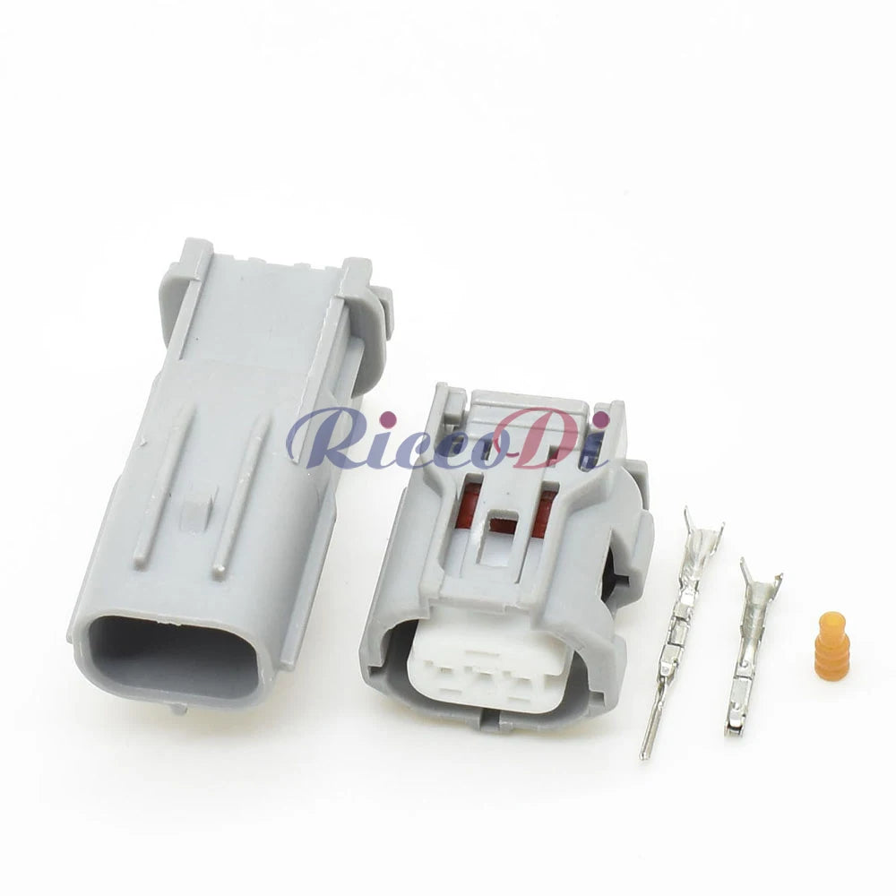 3-pin automotive connector installed for Toyota and Lexus headlight camshaft sensor wiring