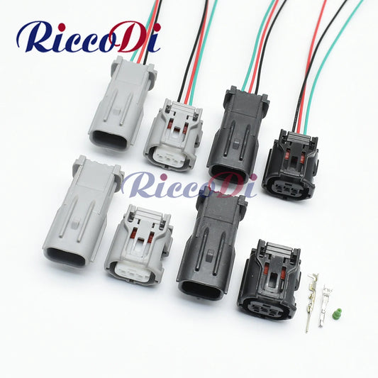 3-pin headlight camshaft sensor connector plug for Toyota and Lexus, reliable automotive wiring connection