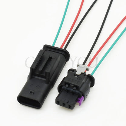 Waterproof sealing of 3-pin electronic automotive connector 1718653-1 4F0973703A 4F0973703 for reliable performance