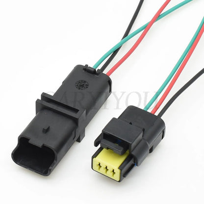 Waterproof sealing of 3-pin automotive wire connector socket 211PL032S0049 211PC032S0049 for reliable performance