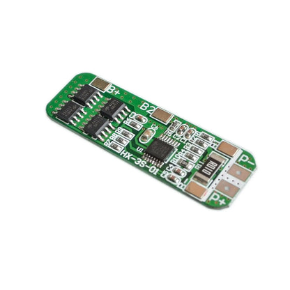 3S 12V 6A Li-ion / Li-Po BMS PCM battery protection board for 18650 lithium battery cell packs, preventing overcharge, overdischarge, and overcurrent