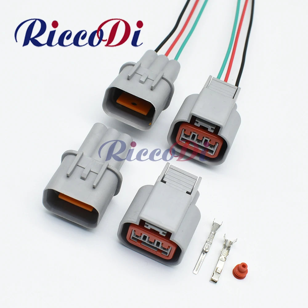 3 Way Auto Compressor Air Conditioning Waterproof Connector Plug Male Female Wiring Harness Socket HN032-03020 HN036-03027