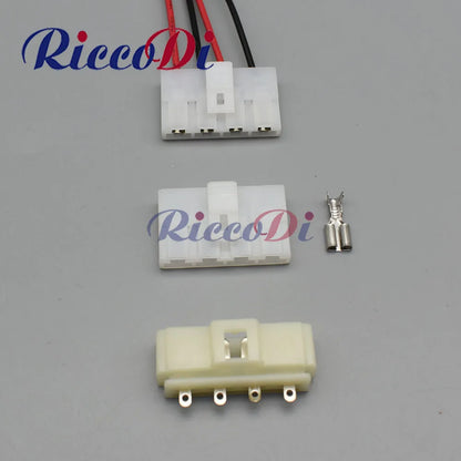 4 hole automotive unsealed plastic housing female male connector